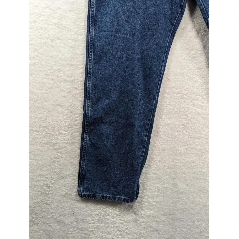 Wrangler 31 Jeans Mens‎ 42x34 Blue Denim Relaxed Cowboy Workwear 31MWZGK
